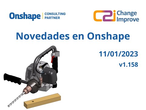 Novedades en Onshape v1.158 - 11 de enero de 2023