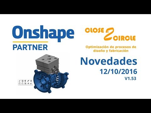 Novedades en Onshape v1.53 - 12 de Octubre de 2016