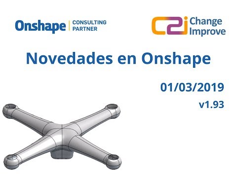Novedades en Onshape v1.93 - 01 de Marzo de 2019