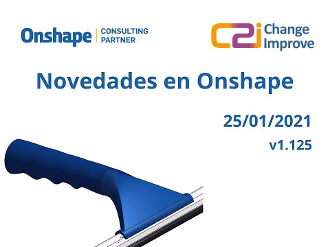 Novedades en Onshape v1.125 - 25 de Enero de 2021