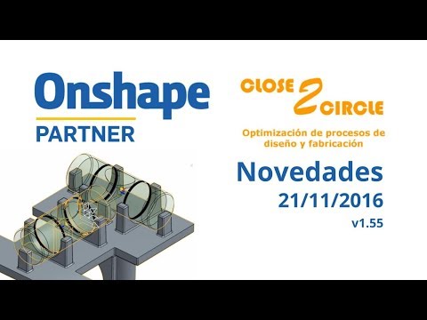 Novedades en Onshape v1.55 - 21 de Noviembre de 2016