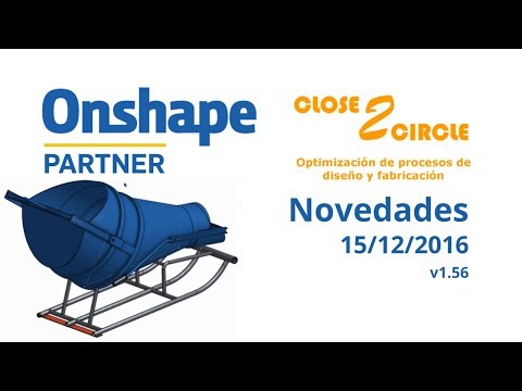 Novedades en Onshape v1.56 - 15 de Diciembre de 2016