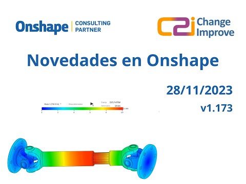Novedades en Onshape 1.173 - 28 de Noviembre de 2023