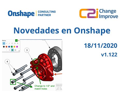 Novedades en Onshape v1.122 - 18 de Noviembre de 2020